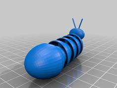 Articulated Slug (customizable) 3D Printer Model