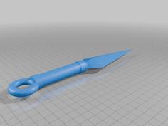 Stronger Kunai Knife From Naruto (remix) 3D Printer Model