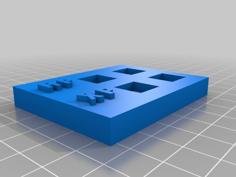 Gloomhaven Simple HP/XP Tracker 3D Printer Model