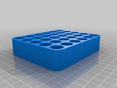 AA Battery Rack Case 3D Printer Model