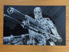 Terminator 2 T-800 Endoskeleton (HueForge) 3D Printer Model