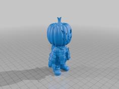 Firefighter Pumpkin-head Funko Commander 3D Printer Model