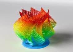 Voronoi Swirl 3D Printer Model