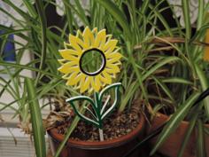 Sunflower To Pot 3D Printer Model