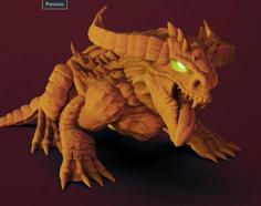 Lowpoly Dragon Rip By Mcka3ax 3D Printer Model