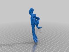 Sci-fi Deinonychus (compatible With OnePageRules’ Saurian Starhost Line) 3D Printer Model