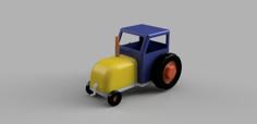 Puzzle Tractor For Kids 3D Printer Model