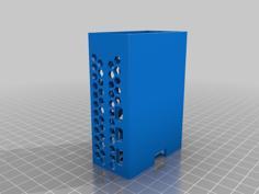 Raspberry Pi + NVMe HAT Case 3D Printer Model