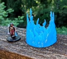 Spell Effect Chill Shield Or Flame Shield 3D Printer Model