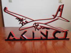 BAYRAKTAR AKINCI 3D Printer Model