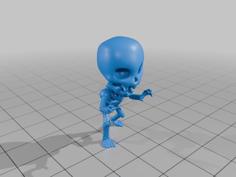 Chibi Skeleton 3D Printer Model