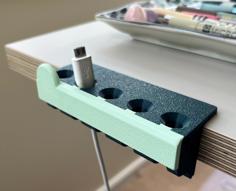 Desk Cable Tidy / Organiser With Removable Cover 3D Printer Model