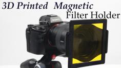 Magnetic Filter Holder, Photography 3D Printer Model