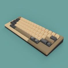 EJKB 625 – HHKB Style Mechanical Keyboard 3D Printer Model