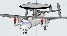 Northrop Grumman E-2 Hawkeye 3D Printer Model