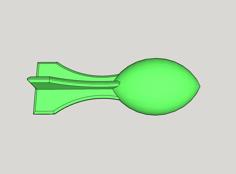 Foam Rocket Mould 3D Printer Model