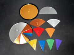 Fraction Discs 3D Printer Model