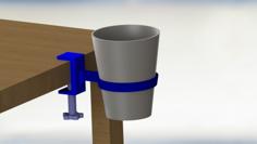 Cup Holder With Vise Setup 3D Printer Model