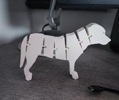 Flexi Dog (Greater Swiss Mountaindog) 3D Printer Model