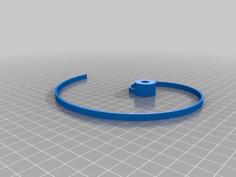 Dual Spiral Clock 3D Printer Model