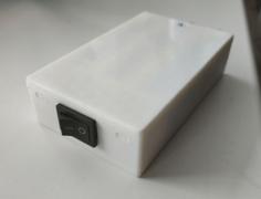 Case Holder For Three 18650 Cells With Switch 3D Printer Model