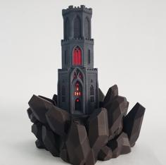 Dracula’s Tower – No Puzzle – With A Optional Base 3D Printer Model