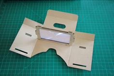 Laser Cut FPV Cardboard Headset Goggles BeanCopter