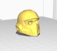 Helldivers 2 Helmet With Skull 3D Printer Model