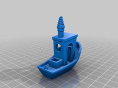 Funny Benchy – A Benchy With New Text, Ice Cream, And Joy! 3D Printer Model