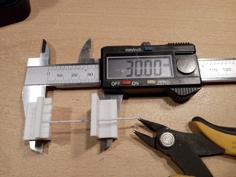 Caliper Wire Measuring/cutting Jig 3D Printer Model