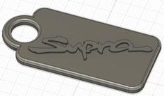 Toyota Supra Keychain 3D Printer Model