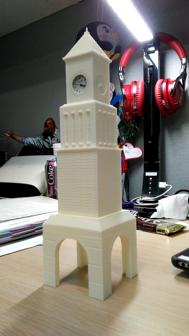 Navarro Clock Tower 3D Printer Model