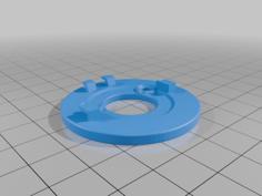 Ring Indoor Cam Wall Mount Plate 3D Printer Model