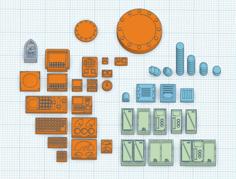 Bitz For Scifi Buildings 2 3D Printer Model