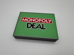 Monopoly Deal Card Game Box 3D Printer Model