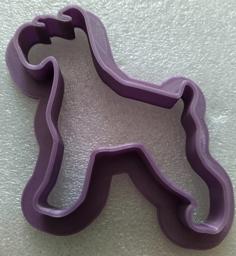 Schnauzer Dog Cookie Cutter 3D Printer Model