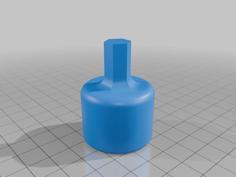 Boat Winch Adapter For Drill 3D Printer Model