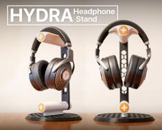 Hydra Single & Multi Headphone Holder 3D Printer Model