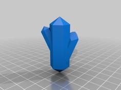 SPACE RACE – Cristal (Crystal) 3D Printer Model