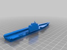 3D & Laser Cut Chinese Aircraft Carrier Liaoning 3D Printer Model