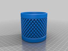 Knurled Cup 3D Printer Model