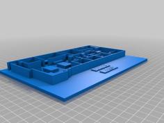 The Office Floorplan 3D Printer Model