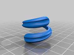 Spiral Ring 3D Printer Model