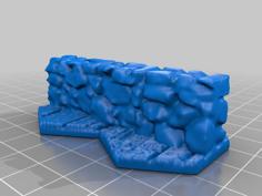 Gloomhaven Variety Of Miniature Walls 3D Printer Model