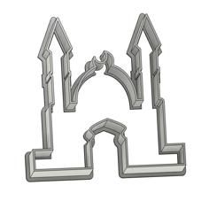 Mosque (Masjid) Cookie Cutter 3D Printer Model