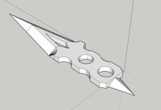 Elegant Dagger 3D Printer Model