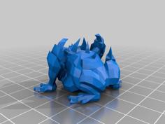 Beastly Toad – Dnd Monster – Lp – Dp 3D Printer Model