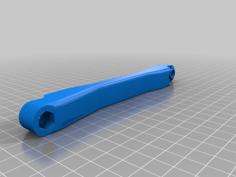 Bicycle Fender Mount Part (extended) 3D Printer Model