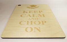 Laser Cut Cutting Board Made Of Birch Plywood