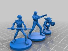 Thug Life Enemy Miniatures  28mm 3D Printer Model